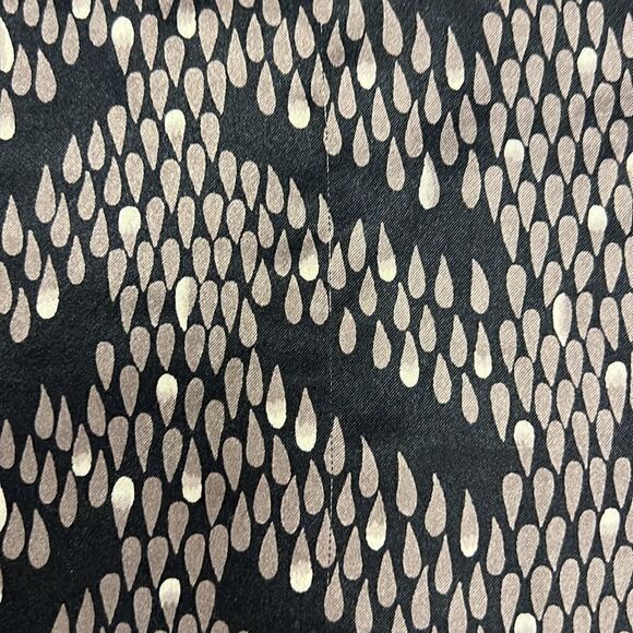 Sassoon vintage teardrop print silky long sleeve top 8 - Picture 6 of 6